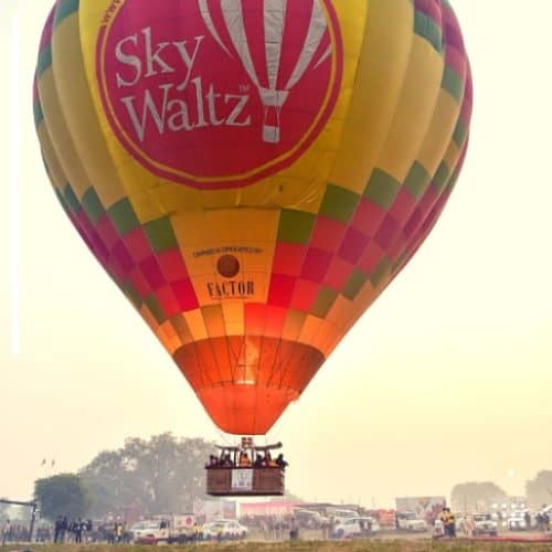 hot air balloon ride in gujarat