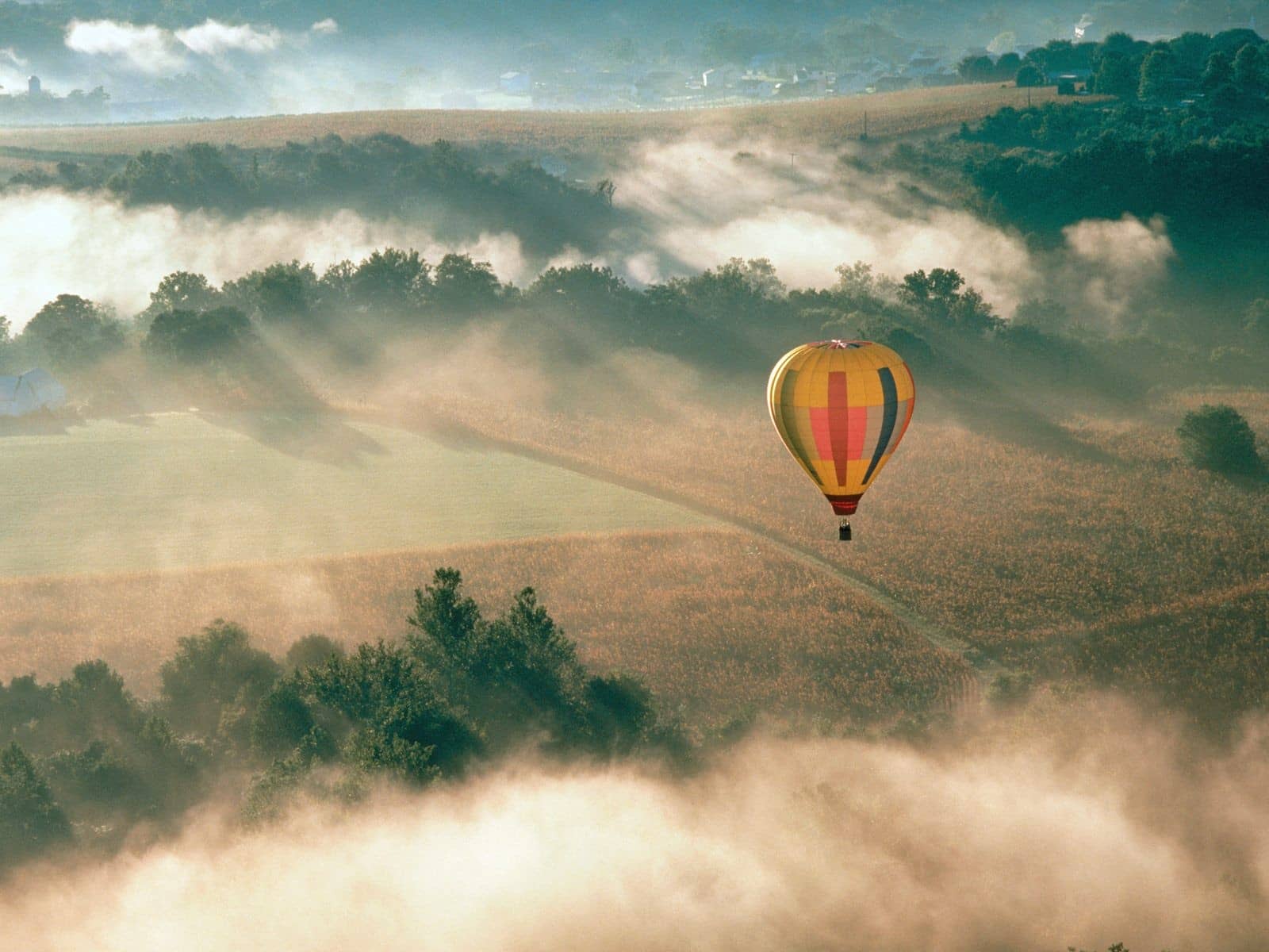 romance hot air balloon