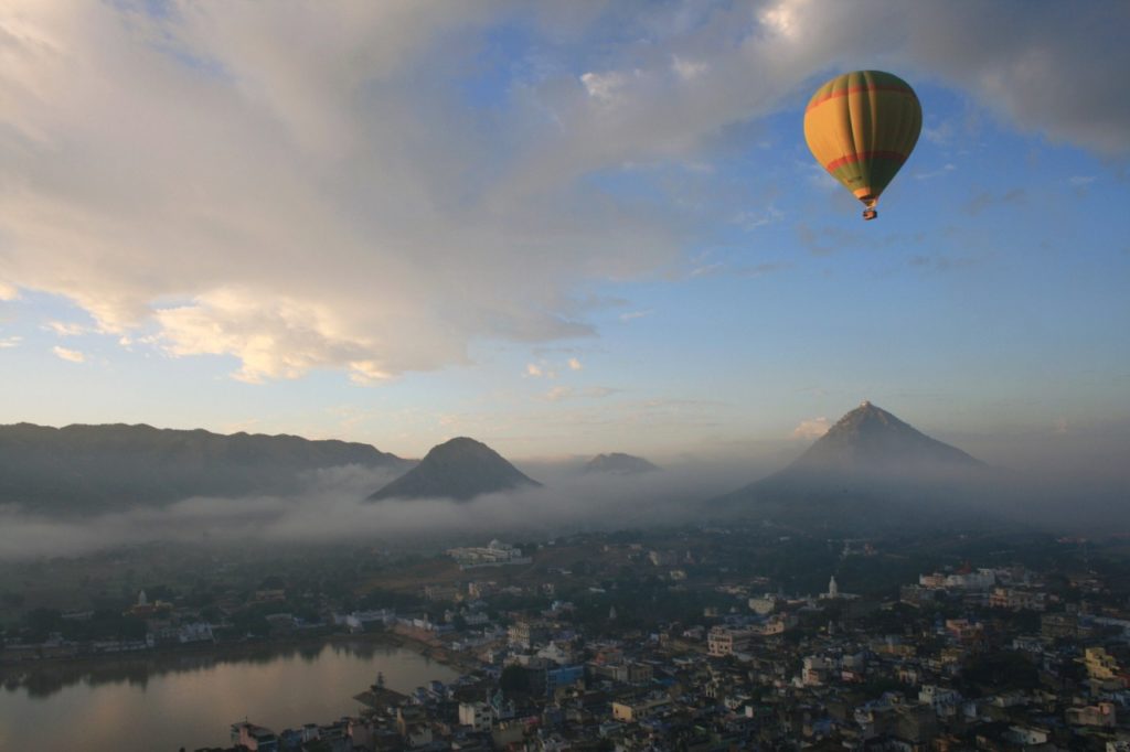 hot air balloon ride in india