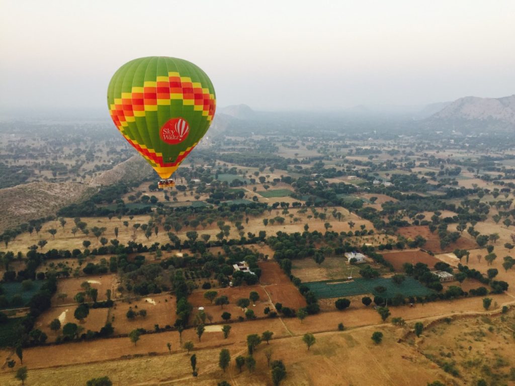 Balloon adventures in Rajasthan