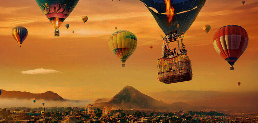 hot air ballooning in jaipur